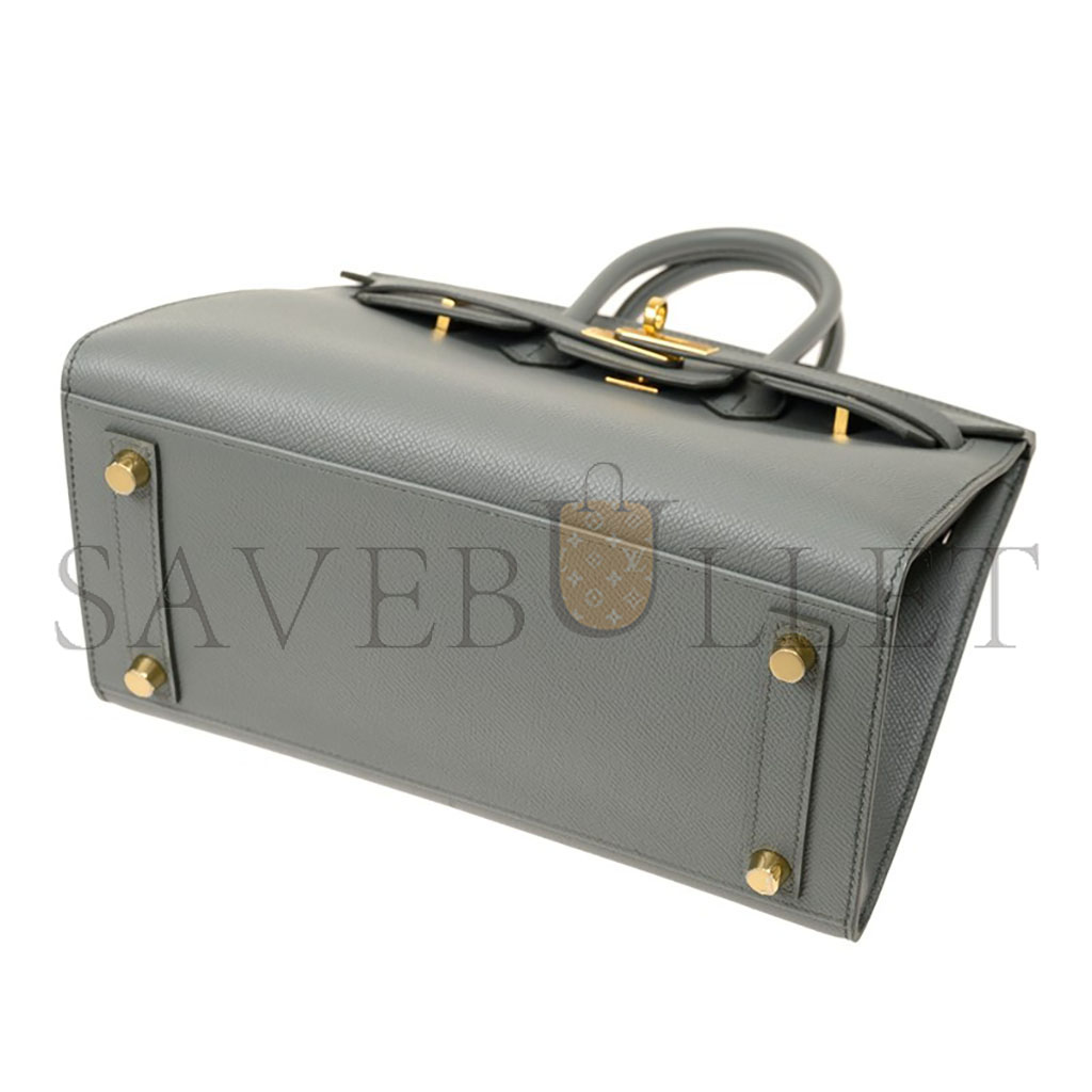 H**mes birkin 25 epsom leather almond green gold buckle luxury bag bk2563epgpo (25*20*13cm)